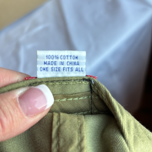 Tail Gate’n Gear Vtg Camo hat red Arkansas Razorbacks Hog Patch on front OS - Picture 6 of 6